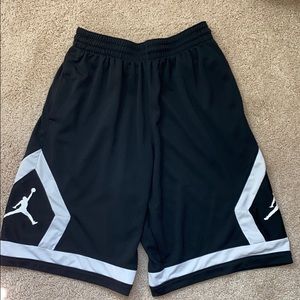 Jordan basketball shorts.